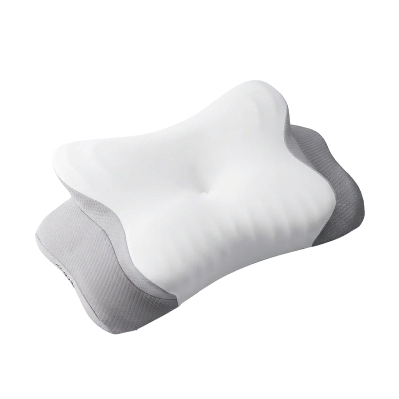 Aligné Ergonomic Bamboo Silk Cooling Pillow for Deep Sleep