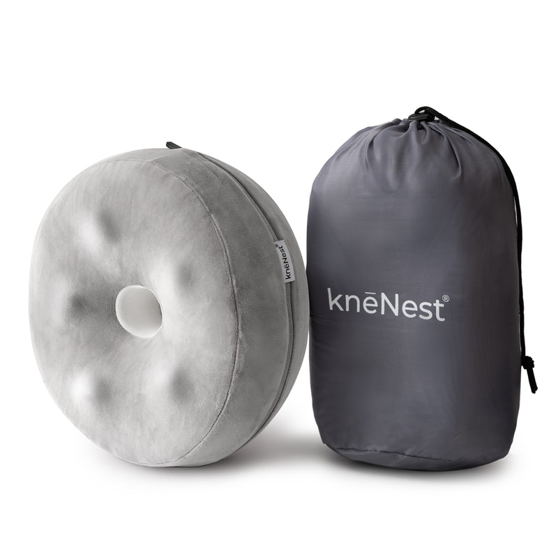 knēNest® Side Sleeper Alignment Knee Pillow, Sounder Sleep, Alleviate Back Pain, Hip & Knee Support