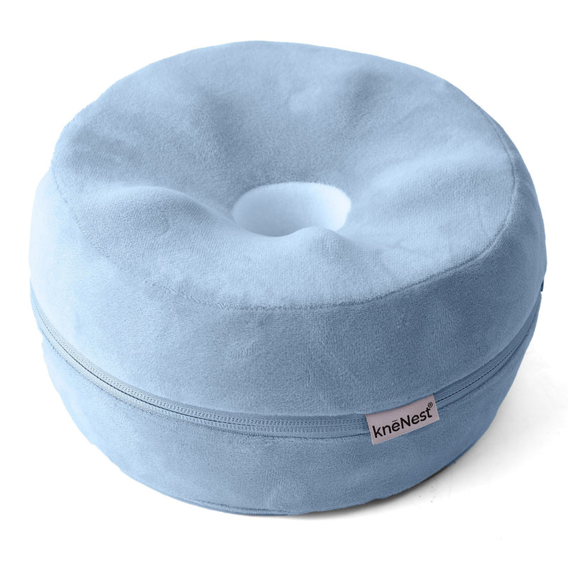 knēNest® AI-Enhanced Knee Pillow for Side Sleepers, Sounder Sleep, Alleviate Back Pain, Hip & Knee Support
