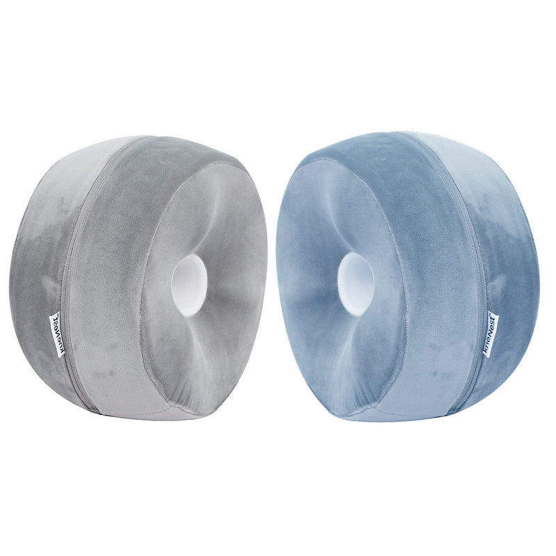knēNest® AI-Enhanced Knee Pillow for Side Sleepers, Sounder Sleep, Alleviate Back Pain, Hip & Knee Support