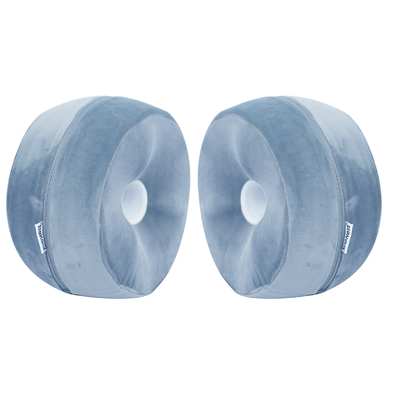 knēNest® AI-Optimized Knee Pillow for Side Sleepers, Sounder Sleep, Alleviate Back Pain, Hip & Knee Support