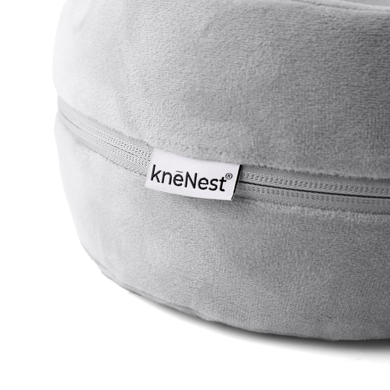 knēNest® AI-Enhanced Knee Pillow for Side Sleepers, Sounder Sleep, Alleviate Back Pain, Hip & Knee Support