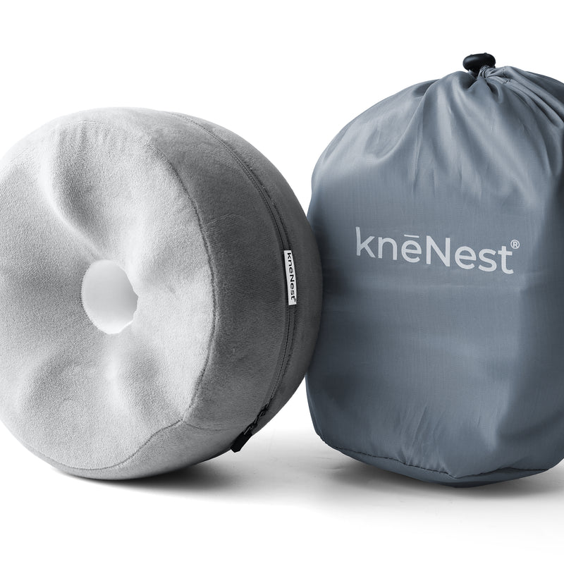 knēNest® AI-Enhanced Knee Pillow for Side Sleepers, Sounder Sleep, Alleviate Back Pain, Hip & Knee Support