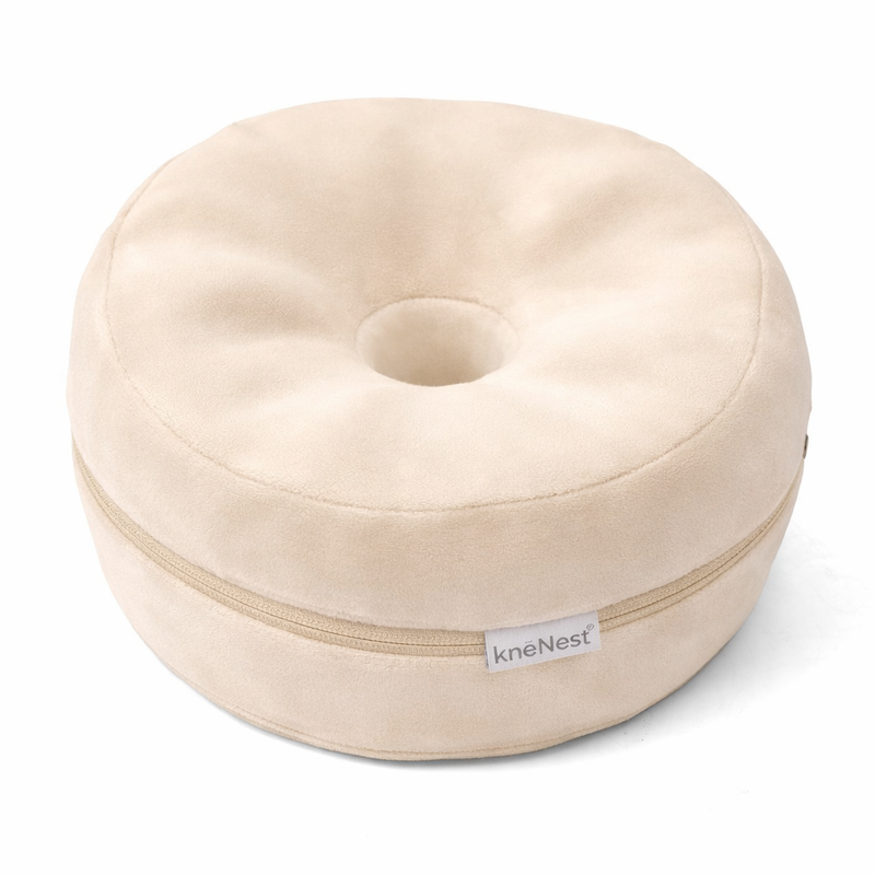 knēNest® AI-Optimized Knee Pillow for Side Sleepers, Sounder Sleep, Alleviate Back Pain, Hip & Knee Support