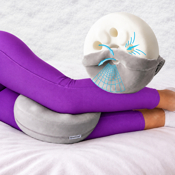 knēNest Side Sleeper Alignment Pillow – Patent Pending